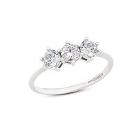 Ringe Ambrosia Dame DEA DI LUCE in Gold Zircone AAZ081